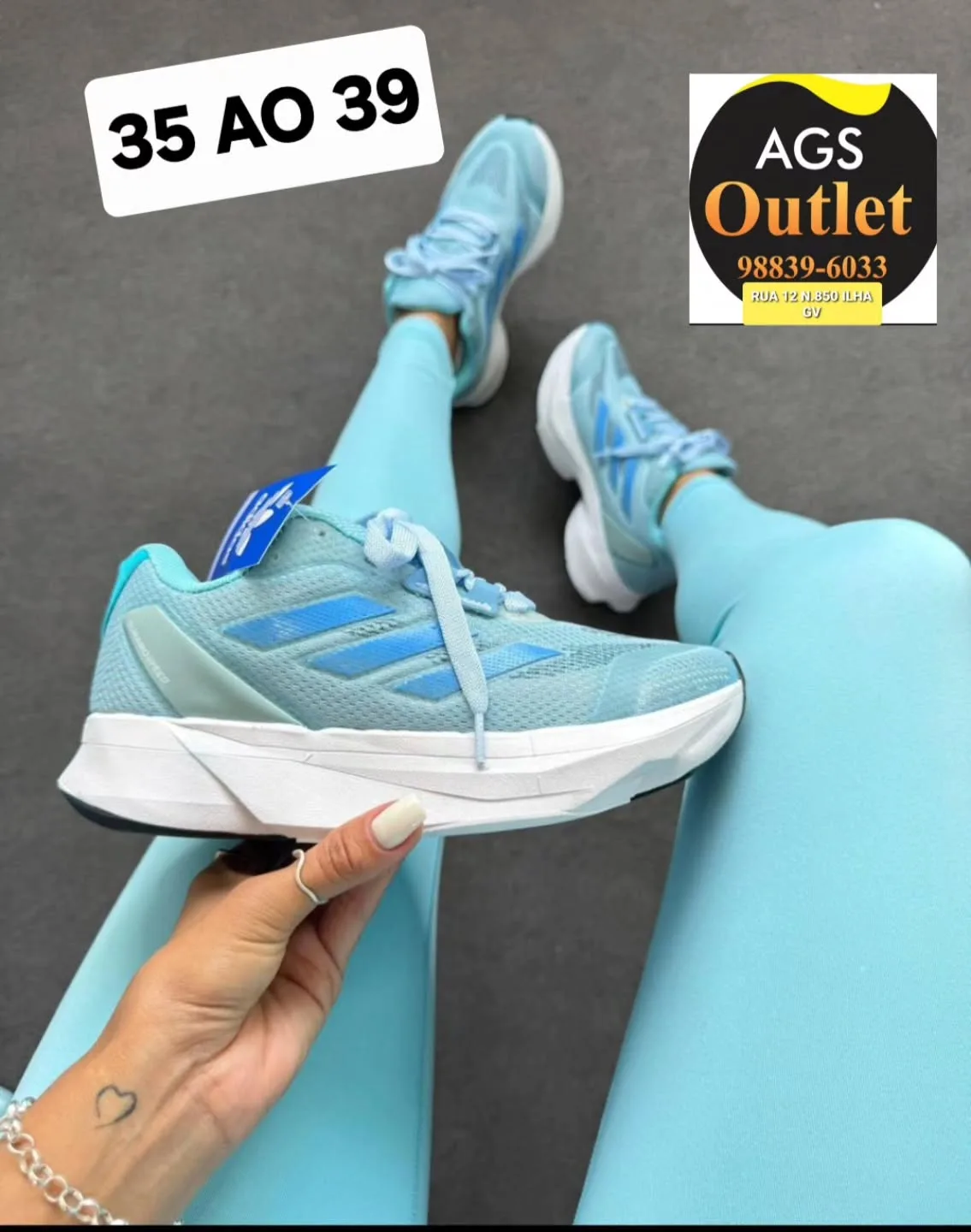 Adidas Duramo azul-claro