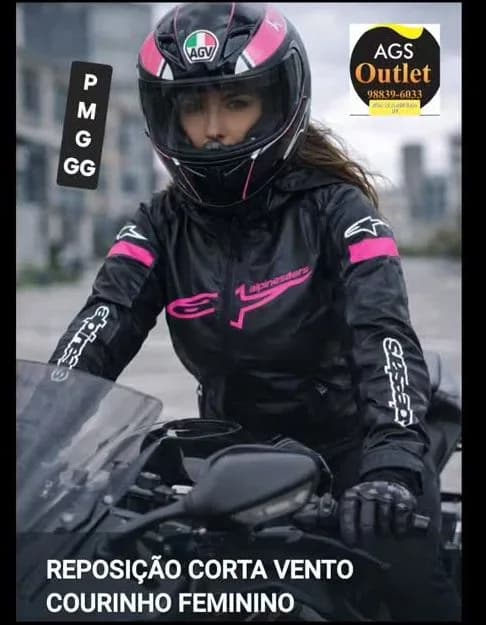 Jaqueta corta-vento Alpinestars feminina