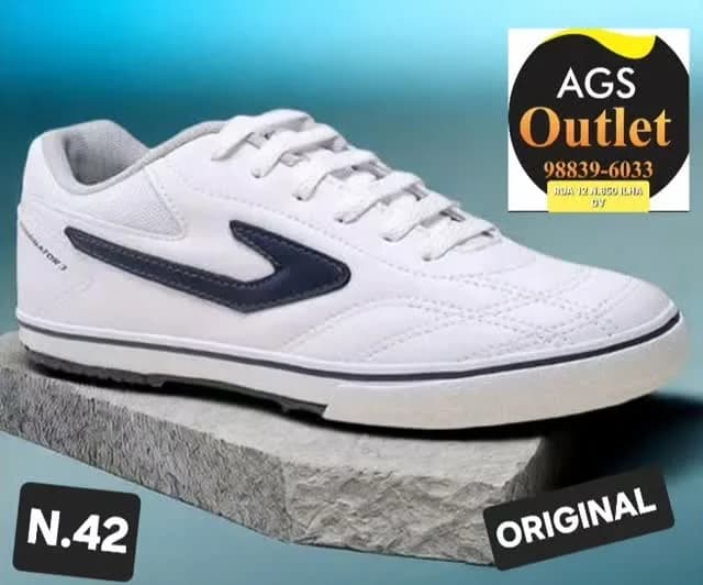 Topper branco, número 42